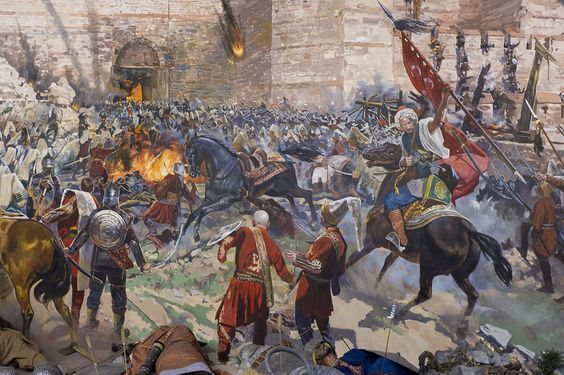 Σκηνή από την άλωση της Πόλης